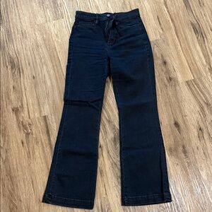 Ann Taylor dark blue Flare Jeans 00p 24p